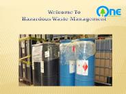 Hazardous Waste Management