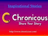 Inspirational Stories