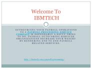 Payroll outsourcing services