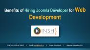 Benefits of Hiring Joomla Developer for Web Development