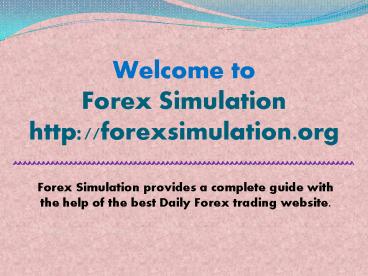 Forex Stock Market