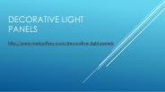Decorative Light Panels
