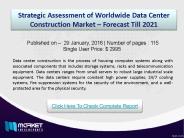 2021 Analysis Global Data center construction Market