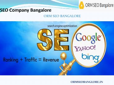 SEO company Bangalore