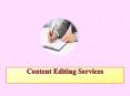 Content Editing Services PowerPoint PPT Presentation