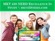 MKT 438 NERD Excellence In Study \ mkt438nerd.com
