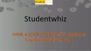 Bus 475 week 3 final exam part 1 : Studentwhiz