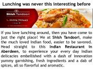 Lunching was never this interesting before