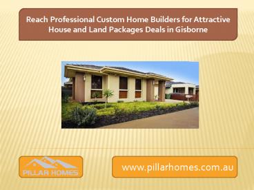 Reliable Custom Home Builders in Melbourne
