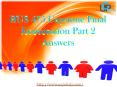 BUS 475 : Capstone Final Examination Part 2 Answers @ UOP E Help PowerPoint PPT Presentation