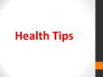 Integrated Health Tips PowerPoint PPT Presentation