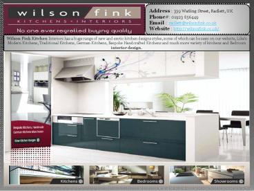 Unique German Kitchens design ideas from Wilson Fink
