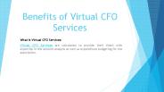 Benefits of Virtual CFO Services