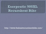 Exerpeutic 900XL Recumbent Bike  (1)