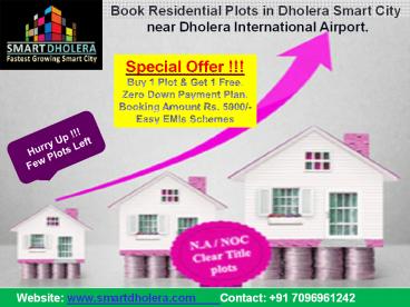 Residential Plots in Dholera Smart City