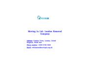 Moving In London Removal Services