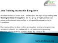 Java Training Institute in Bangalore PowerPoint PPT Presentation