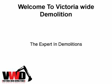 Demolition Melbourne