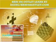 HRM 498 OUTLET Learn by Doing/hrm498outlet.com