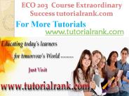 ECO 203 Course Extraordinary Success/ tutorialrank.com