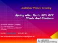 Australian window covering - Spring offer PowerPoint PPT Presentation