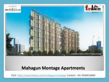 Mahagun Montage Residential Project at Ghaziabad