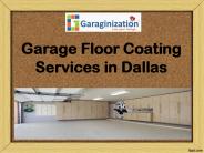Garage Floor Coating Services in Dallas