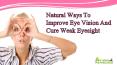Natural Ways To Improve Eye Vision And Cure Weak Eyesight PowerPoint PPT Presentation