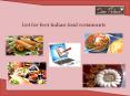 Easy to search Indian restaurant in Mississauga, Milton and other cities PowerPoint PPT Presentation