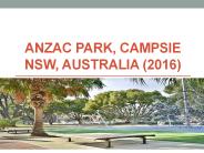 Anzac Park, Campsie NSW, Australia (2016)