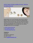 Fashion Jewelry Piercing, Jewellery Earrings - Necklaces for Women New York PowerPoint PPT Presentation
