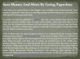 Save Money And More By Going Paperless PowerPoint PPT Presentation