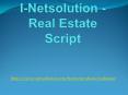 I-Netsolution - Real Estate Script PowerPoint PPT Presentation
