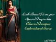 Designer Embroidered Saree PowerPoint PPT Presentation