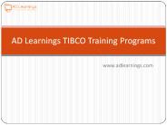 AD Learnings TIBCO Training Programs