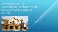 Top Reasons that Contribute to make Home Renovations a costly affair PowerPoint PPT Presentation