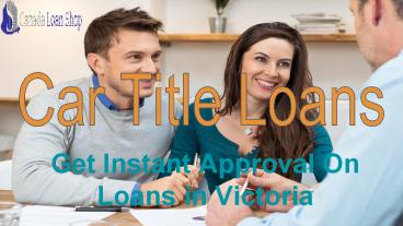 Quick Get Car Title Loans In Winnipeg