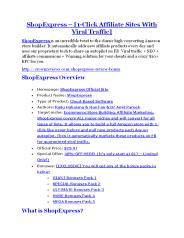 ShopExpress review-$16,400 Bonuses & 70% Discount