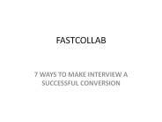 7 WAYS TO MAKE INTERVIEW A SUCCESSFUL CONVERSION (3)