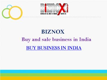 buy business in India