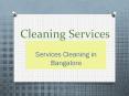 cleaning services PowerPoint PPT Presentation