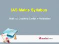 Best IAS and CIVIL Service coaching centers in Hyderabad – Pragnya IAS (1) PowerPoint PPT Presentation