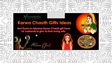 Karwa Chauth Gift Ideas