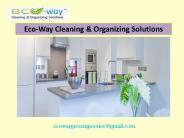 Cleaning Service Montclair NJ| Eco-Way Cleaning & Organizing Solutions