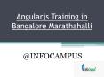 Angularjs Training in Bangalore Marathahalli PowerPoint PPT Presentation