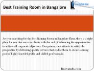 Best Training Room in Bangalore