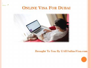Online Visa For Dubai