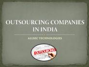 Outsourcing Companies in India