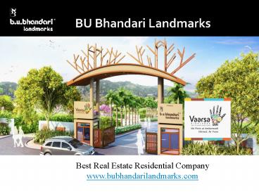 Top Builders & Real Estate Developers in Pune