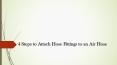 4 Steps to Attach Hose Fittings to an Air Hose PowerPoint PPT Presentation